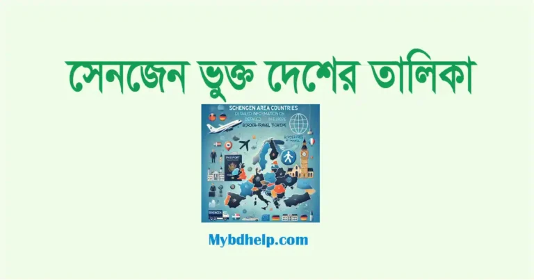 mybdhelp.com-সেনজেন ভুক্ত দেশ